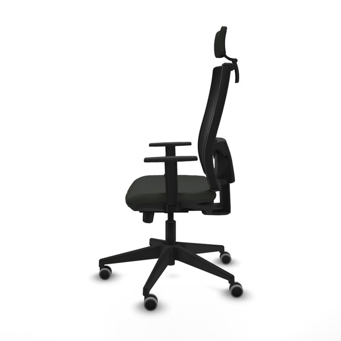 Piqueras y Crespo Chaise de Bureau Horna avec Appui-tête et mécanisme Sincro/Traslack, Noir Piqueras y Crespo Chaise de Bureau Horna avec Appui-tête et mécanisme Sincro/Traslack, Noir