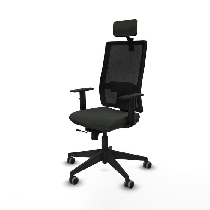 Piqueras y Crespo Chaise de Bureau Horna avec Appui-tête et mécanisme Sincro/Traslack, Noir Piqueras y Crespo Chaise de Bureau Horna avec Appui-tête et mécanisme Sincro/Traslack, Noir