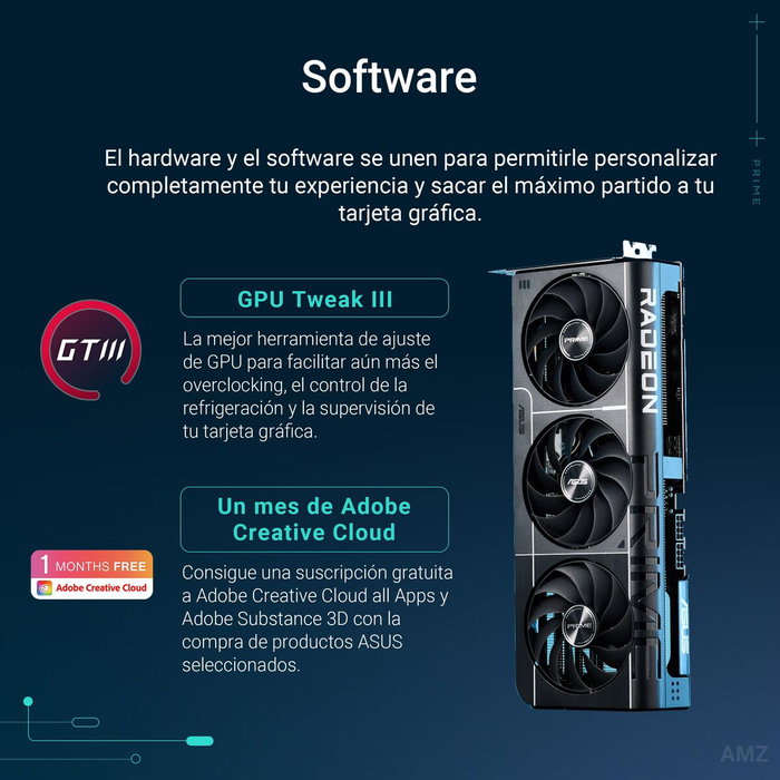 Carte Graphique Asus Prime -RX9070-O16G 16 GB GDDR6 Carte Graphique Asus Prime -RX9070-O16G 16 GB GDDR6