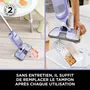 Shark VACMOP Nettoyeur balai sans fil 2-en-1 VM200EUPL - Aspiration & lavage - Lavande - 4 tampons jetables