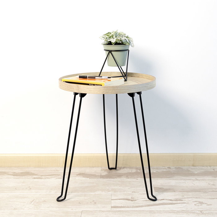 Vinthera Table d'appoint Moa 40 x 48 cm (Lot de 2)