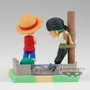 BANPRESTO Figura One Piece Log Stories - Monkey D. Luffy & Roronoa Zoro - Figurine 7 cm - Recommandé +15 ans