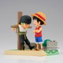 BANPRESTO Figura One Piece Log Stories - Monkey D. Luffy & Roronoa Zoro - Figurine 7 cm - Recommandé +15 ans