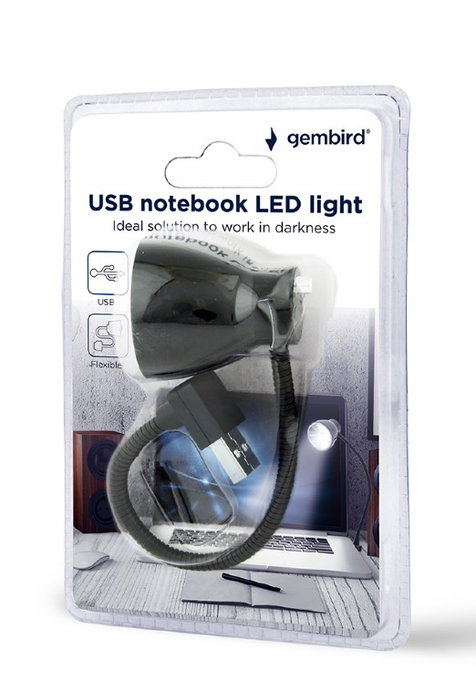 GEMBIRD Lampe LED pour ordinateur portable avec connecteur USB