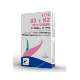 FEPADIET FEPA-VITAMINA D3+K2 liposomado 40capsules