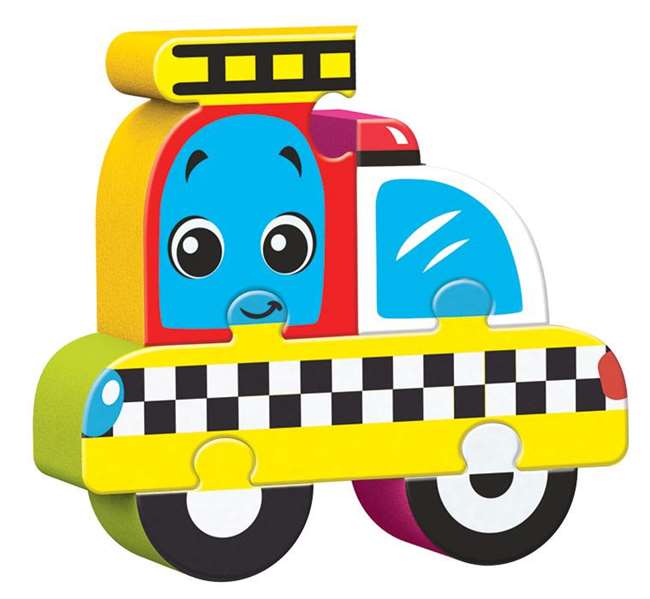 Reig - Puzzle sonore avec blocs-figures de voitures - Jouet éducatif pour enfant dès 1 an - Fonctionne avec piles AG14