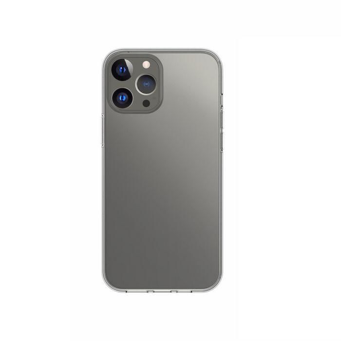 eSTUFF Coque TPU souple transparente pour iPhone 13 Pro Max avec protection totale et compatibilité Qi