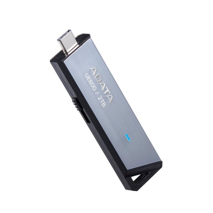 Adata AELI-UE800-2T-CSG Clé USB 2TB ADATA ELITE UE800 USB-C 3.2 Gen2 1000 Mo/s