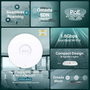 TP-Link EAP610 AX1800 Point d'Accès Wi-Fi 6 Blanc