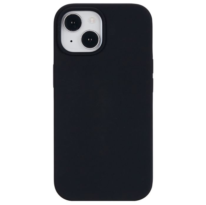 eSTUFF Coque iPhone 15 INFINITE ROME - Silicone magnétique recyclée (81% PCR) - Protection 2 m - Compatible MagSafe - Noir eSTUFF Coque iPhone 15 INFINITE ROME - Silicone magnétique recyclée (81% PCR) - Protection 2 m - Compatible MagSafe - Noir