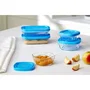 Duralex Service repas bébé Baby Transparent 10 pièces avec couvercle bleu