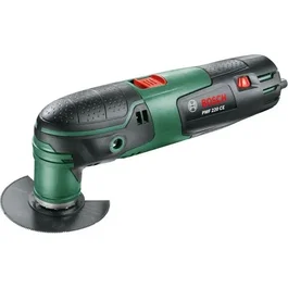 Bosch PMF 220 CE - Outil multifonctions oscillant 220W avec accessoires Starlock - Pour couper, scier, poncer bois, métal, plastique