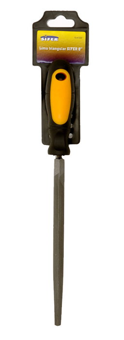 SIFER Lime triangulaire 6 pouces entrefine avec manche SIFER Lime triangulaire 6 pouces entrefine avec manche