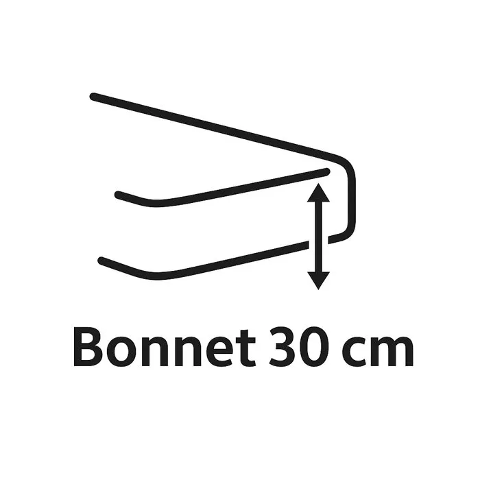 Home Linge Passion - Drap housse HP72116 en microfibre 82 g - 90 x 190 cm, bonnet 30 cm - Beige ivoire