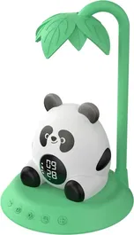 Bigben Kids Réveil Panda avec veilleuse, compagnon lumineux pour réveils tendres - Blanc