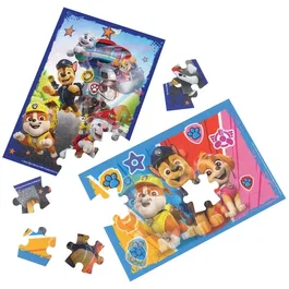 Paw Patrol Coffret de 2 Puzzles Lenticulaires 24 pièces