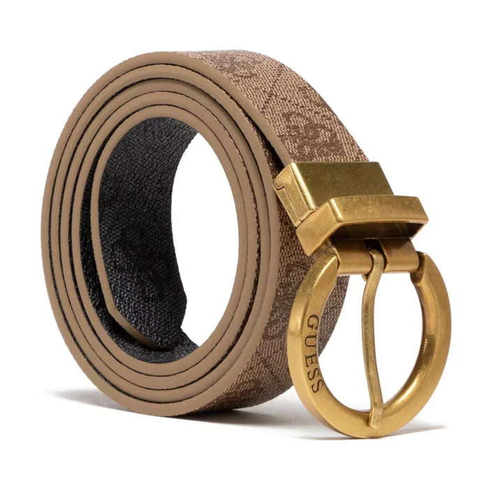 Guess Naya Ceinture en textile Noir Taille L Guess Naya Ceinture en textile Noir Taille L