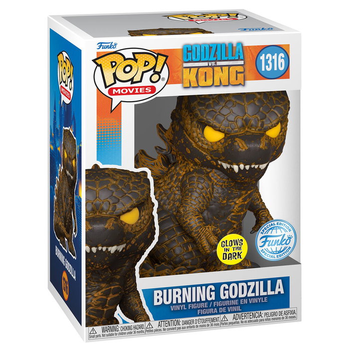 FUNKO Figura POP Godzilla Vs Kong Burning Godzilla Exclusive FUNKO Figura POP Godzilla Vs Kong Burning Godzilla Exclusive