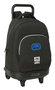 Ecko Unltd. Sac à dos compact avec roues et extension, modèle Worldwide 33x45x22cm, pour voyage, couleur noir
