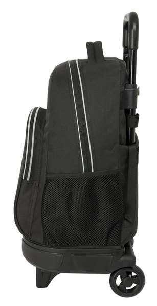Ecko Unltd. Sac à dos compact avec roues et extension, modèle Worldwide 33x45x22cm, pour voyage, couleur noir