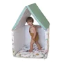 Tineo Maxi Tapis Malin Jungle Buddies - Tapis d'éveil évolutif 5 en 1 déhoussable, transformable en matelas, pouf, tunnel et cabane - 180 x 120 cm