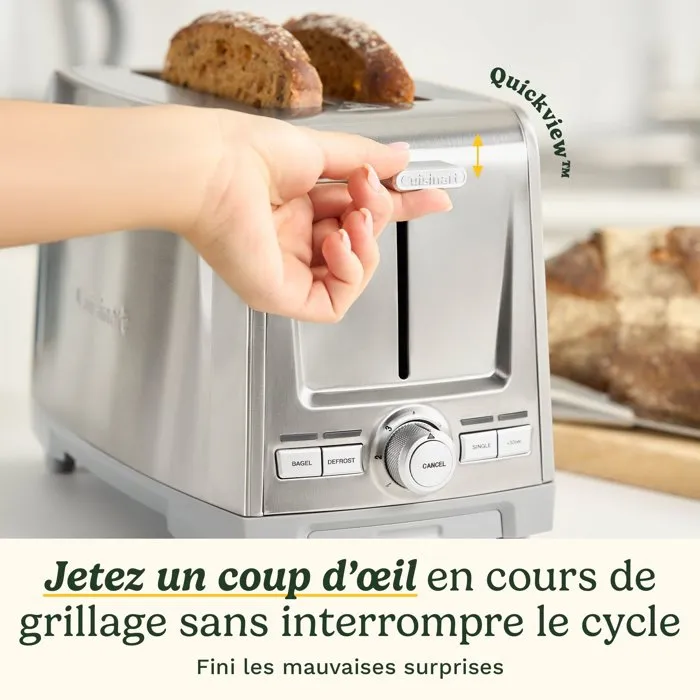 Cuisinart Core Collection Grille-pain 2 tranches Inox