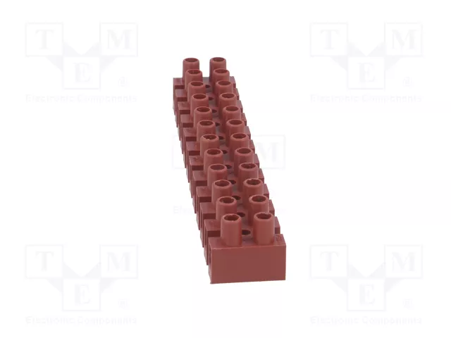 BM GROUP Barrette de jonction d'alimentation marron 400V