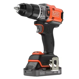 Black + Decker Perceuse Visseuse à Percussion Éco-Responsable 18V Brushless - 2 Batteries 2Ah, en Mallette - BLD683D2XK-QW