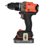 Black + Decker Perceuse Visseuse à Percussion Éco-Responsable 18V Brushless - 2 Batteries 2Ah, en Mallette - BLD683D2XK-QW