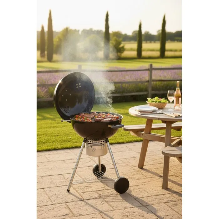 Little Balance Barbecue à charbon Kettle Noir 57 cm - Surface de cuisson 54 x 54 cm Little Balance Barbecue à charbon Kettle Noir 57 cm - Surface de cuisson 54 x 54 cm