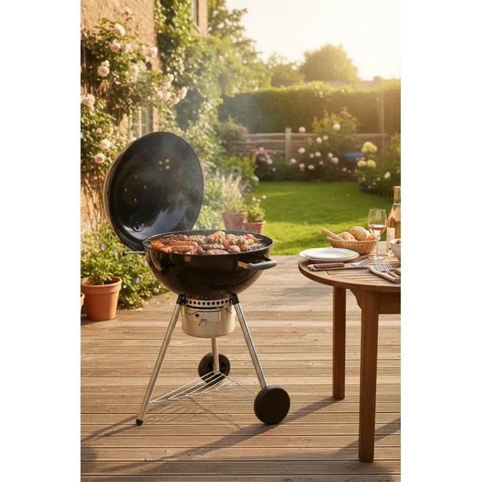 Little Balance Barbecue à charbon Kettle Noir 57 cm - Surface de cuisson 54 x 54 cm Little Balance Barbecue à charbon Kettle Noir 57 cm - Surface de cuisson 54 x 54 cm