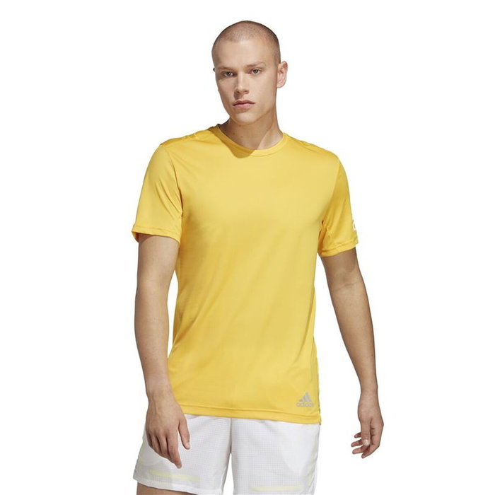 T-shirt à manches courtes homme Adidas Run It Jaune 36