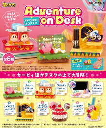 Re-Ment Kirby Adventure on Desk figurines mini Blind Box Display (6)
