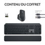 Logitech Ensemble MX Performance Combo MX Master 3S et MX Keys S avec Repose-Poignets MX, Souris et Clavier Sans Fil Bluetooth et USB pour PC
