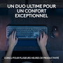 Logitech Ensemble MX Performance Combo MX Master 3S et MX Keys S avec Repose-Poignets MX, Souris et Clavier Sans Fil Bluetooth et USB pour PC