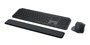 Logitech MX Keys S Combo avec souris MX Master 3S et repose-poignets, Graphite