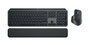 Logitech MX Keys S Combo avec souris MX Master 3S et repose-poignets, Graphite