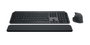 Logitech MX Keys S Combo avec souris MX Master 3S et repose-poignets, Graphite