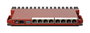 MikroTik L009UiGS Routeur avec CPU double coeur 800 MHz, 512 Mo RAM, 8 ports LAN Gigabit, 1 port SFP 2,5 Gbit, USB, boîtier bureau/rack 1U, RouterOS L5
