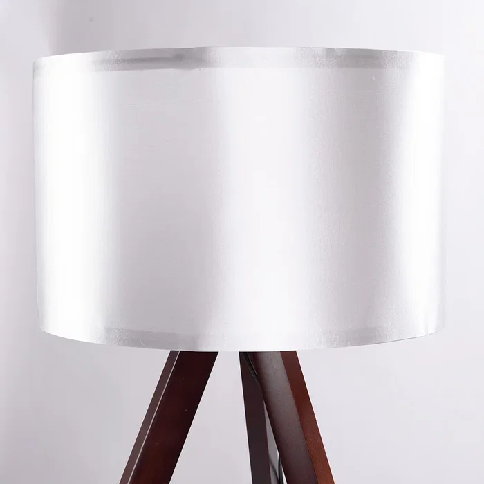 Kano Lampe de Sol Trépied Bois Orange