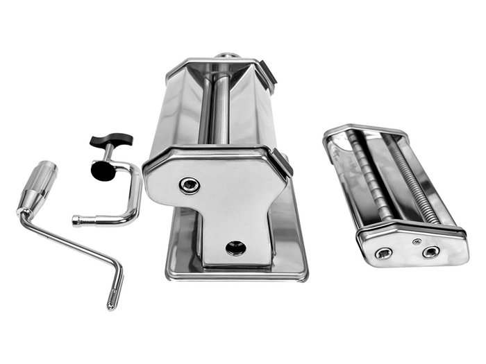 Kinvara Machine à Pâtes Fideo en Aluminium et Acier, 20 x 13,5 x 15 cm, Argenté (Set de 6)