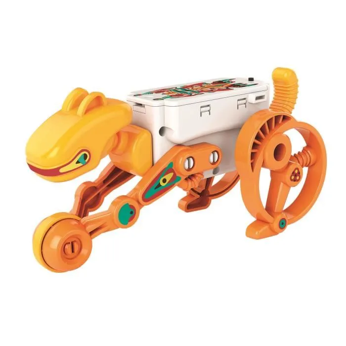 Clementoni Action Robot - Runner - Kit de Construction de Robot qui Court avec Module Électronique - Jeu Éducatif Robotique pour Enfants à Partir de 8 Ans