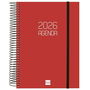 Agenda Finocam OPAQUE Bordeaux A5 15,5 x 21,2 cm 2026