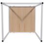 Home Deco Factory Set de 3 tables gigognes carrées