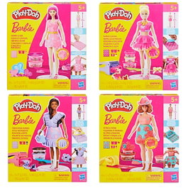 Play-Doh Barbie Créateur de Mode G1354 - Kit de Création de Tenues Play-Doh pour Enfants +5 Ans