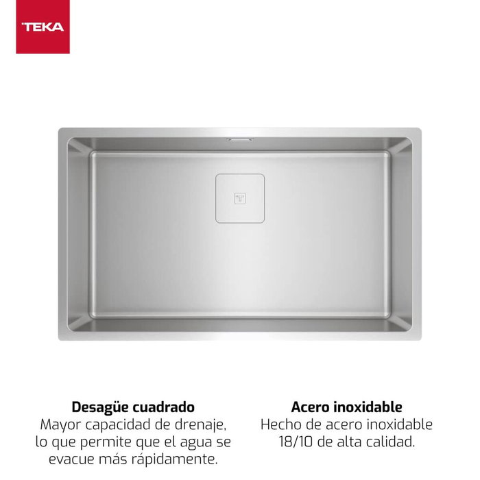 Évier simple Teka 115000054 Acier