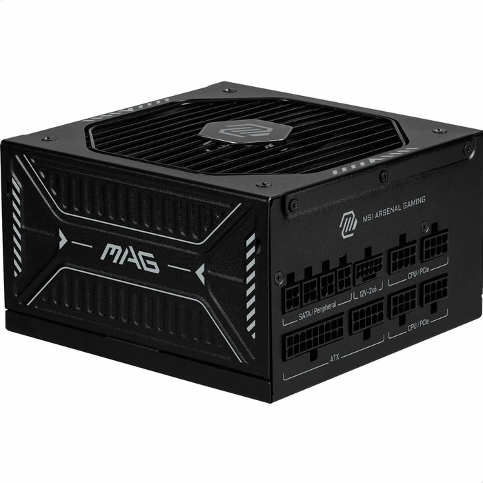 Bloc d’Alimentation MSI 306-7ZPIY11-CE0 850 W 80 Plus Gold ATX