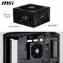 Bloc d’Alimentation MSI 306-7ZPIY11-CE0 850 W 80 Plus Gold ATX