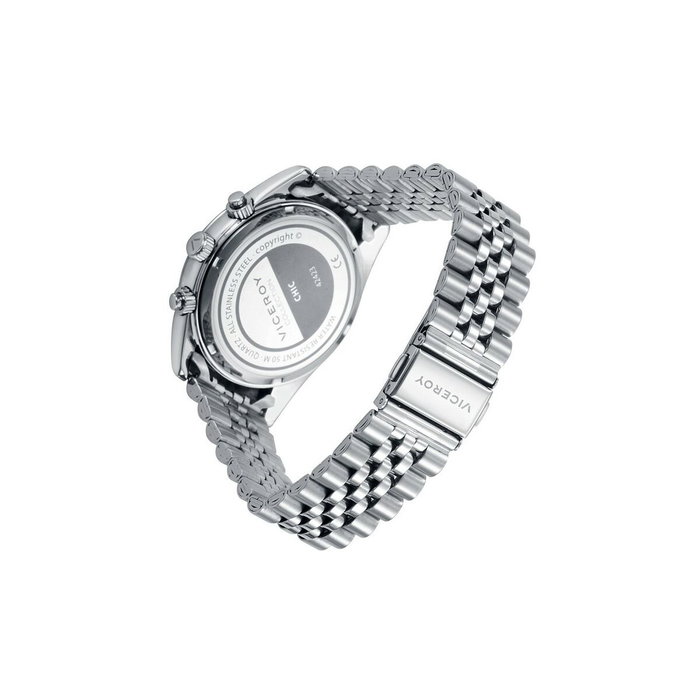 Montre Homme Viceroy 42423-63 Noir Argenté (Ø 41 mm) Montre Homme Viceroy 42423-63 Noir Argenté (Ø 41 mm)