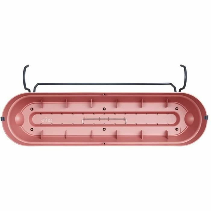 Elho Balconnière Vibia Campana avec réservoir d'eau - Plastique rectangulaire - 70 x 26 x 17.7 cm - Rose Poussière